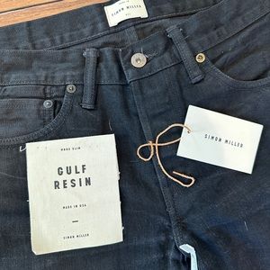 Simon Miller Black Selvedge Denim 32x34 - “Gulf Resin”